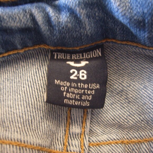 Like New Excellent Condition True Religion Women Jeans sz 26 Made in USA - Picture 3 of 5